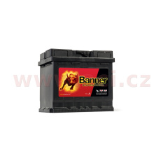 45Ah baterie, 400A, pravá BANNER Starting Bull 210x175x190