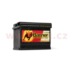 60Ah baterie, 640A, pravá BANNER Running Bull AGM 241x175x190