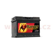 62Ah baterie, 510A, pravá BANNER Starting Bull 241x175x190