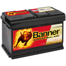 70Ah baterie, 760A, pravá BANNER Running Bull AGM 278x175x190