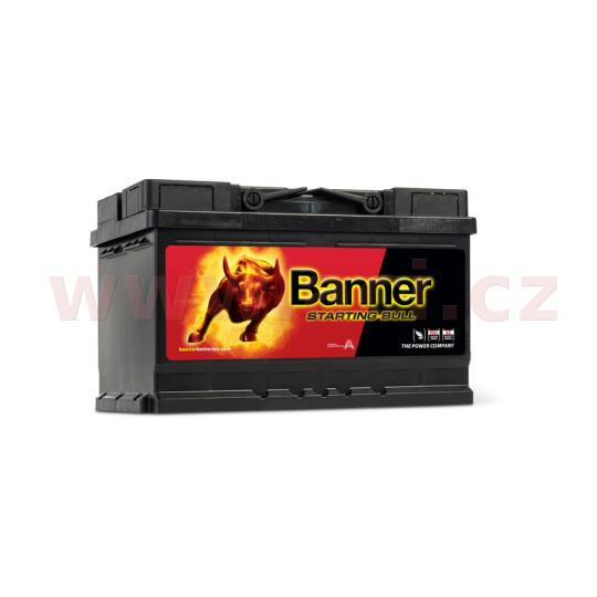 70Ah baterie 640A, pravá BANNER Starting Bull 278x175x175
