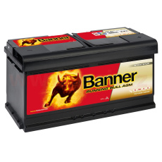 95Ah baterie, 850A, pravá BANNER Running Bull AGM 354x175x190