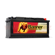 105Ah baterie, 950A, pravá BANNER Running Bull AGM 394x175x190