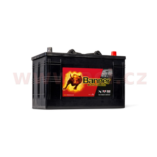 110Ah baterie 800A, pravá BANNER Buffalo Bull 344x172x214(230)