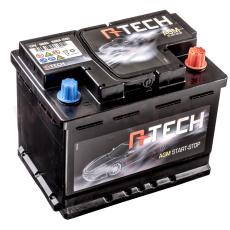 60Ah AGM baterie START-STOP, 680A, pravá A-TECH AGM 242x175x190
