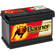 70Ah baterie, 660A, pravá BANNER Running Bull EFB 278x175x190