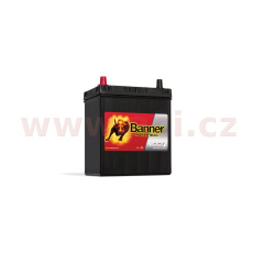 40Ah baterie, 330A, levá, úzké póly BANNER Power Bull 187x127x204(226)