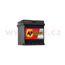 42Ah baterie, 390A, pravá BANNER Power Bull 175x175x190