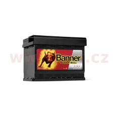 60Ah baterie, 540A, pravá BANNER Power Bull 241x175x175