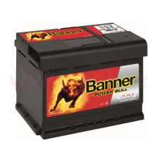 63Ah baterie 620A, pravá BANNER Power Bull 241x175x190