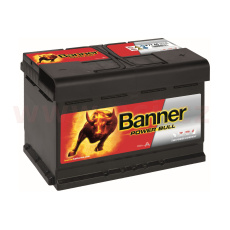77Ah baterie, 700A, pravá BANNER Power Bull 278x175x190