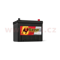 80Ah baterie, 640A, pravá BANNER Power Bull 260x174x200(222)