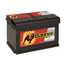 84Ah baterie, 760A, pravá BANNER Power Bull 315x175x190