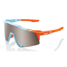 sluneční brýle SPEEDCRAFT Soft Tact Two Tone, 100% (HIPER stříbrné sklo)