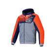 bunda CHROME V2 SPORT HOODIE MM93 kolekce, ALPINESTARS (světle šedá/modrá/červená fluo) 2025