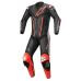 jednodílná kombinéza FUSION, TECH-AIR kompatibilní, ALPINESTARS (černá/červená fluo)