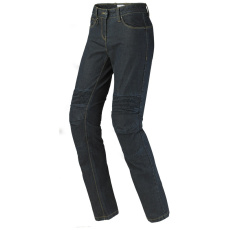 kalhoty, jeansy J&RACING LADY, SPIDI, dámské (tmavě modré, obšívka Cordura®/denim bavlna)