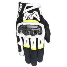 rukavice SMX-2 AIR CARBON, ALPINESTARS (černé/bílé/žluté fluo) 2025