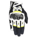 rukavice SMX-2 AIR CARBON, ALPINESTARS (černé/bílé/žluté fluo) 2025