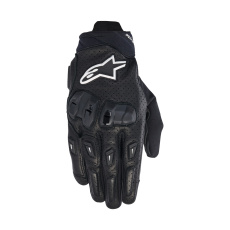 rukavice SP X 7, ALPINESTARS (černá/bílá) 2025