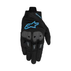 rukavice SP X 1, ALPINESTARS (černá/modrá) 2025