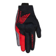 rukavice REEF V2 HONDA kolekce, ALPINESTARS (černá/červená/šedá) 2025