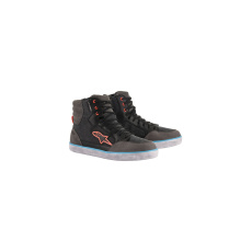 boty J-6 WATERPROOF, ALPINESTARS (černá/antracit/světlá modrá) 2025