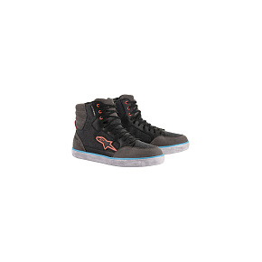 boty J-6 WATERPROOF, ALPINESTARS (černá/antracit/světlá modrá) boty J-6 WATERPROOF, ALPINESTARS (černá/antracit/světlá modrá)