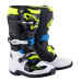 boty TECH 7 S, ALPINESTARS, dětské (černá/bílá/žlutá fluo/modrá) 2025