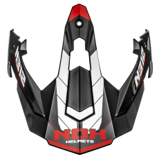 kšilt pro přilby N312 VAPOR, NOX (bílá,černá,červená)