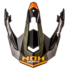 kšilt pro přilby N312 VAPOR, NOX (khaki matná, oranžová)