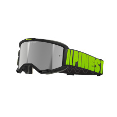 brýle VISION 5 HOLLOW, ALPINESTARS (šedá/žlutá fluo, zrcadlové stříbrné plexi) 2025