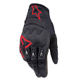 rukavice TECHDURA, ALPINESTARS (černá/červená) 2026