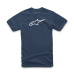 triko AGELESS CLASSIC TEE, ALPINESTARS (modrá/bílá)
