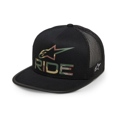 kšiltovka RIDE 4.0 CAMO TRUCKER, ALPINESTARS (černá)