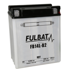 baterie 12V, YB14L-B2, 14Ah, 175A, konvenční 134x89x166 FULBAT (vč. balení elektrolytu)