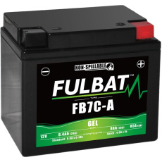 baterie 12V, YB7C-A GEL, 8Ah, 85A, bezúdržbová GEL technologie 129x89x114 FULBAT (aktivovaná ve výrobě)