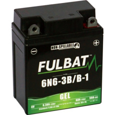 baterie 6V, 6N6-3B/B-1 GEL, 6Ah, 50A,  bezúdržbová GEL technologie 95x55x117 FULBAT (aktivovaná ve výrobě)
