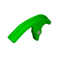 kluzák řetězu KAWASAKI, RTECH (zelený)