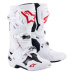 boty TECH 10 SUPERVENTED, ALPINESTARS, perforované (bílá/červená/černá) 2024