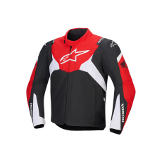 bunda T-JAWS V4 WATERPROOF HONDA kolekce, ALPINESTARS (černá/červená/bílá) 2025