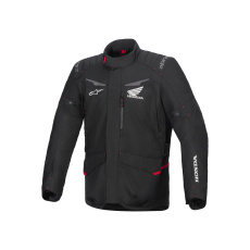 bunda ST-1 WATERPROOF HONDA kolekce, ALPINESTARS (černá/červená) 2025