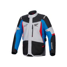 bunda ST-1 WATERPROOF HONDA kolekce, ALPINESTARS (šedá/modrá/černá/červená) 2025