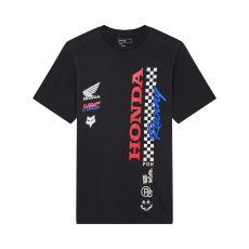 Pánské triko Fox Honda s Tee  Black