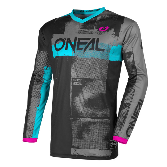 O´Neal dámský dres ELEMENT ROLLER černá/modrá