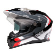O´Neal přilba D-SRS NOMAD černá/bílá/červená