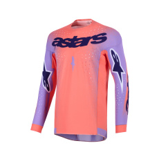 dres SUPERTECH SCENZ, ALPINESTARS (oranžová korálová/fialová) 2026