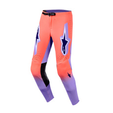 kalhoty SUPERTECH SCENZ, ALPINESTARS (oranžová korálová/fialová) 2026