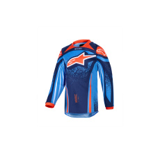 dres RACER NOMUR KIDS, ALPINESTARS, dětské (tmavě modrá/oranžová/černá) 2026