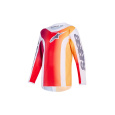 dres FLUID PORTL YOUTH, ALPINESTARS, dětské (červená/oranžová/světle šedá) 2026